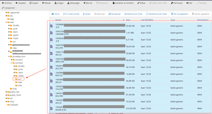 Arrastrar a la carpeta Arrastrar a la carpeta