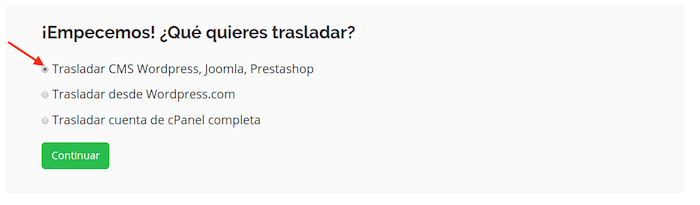 Trasladar una web al hosting de Webempresa Trasladar una web al hosting de Webempresa