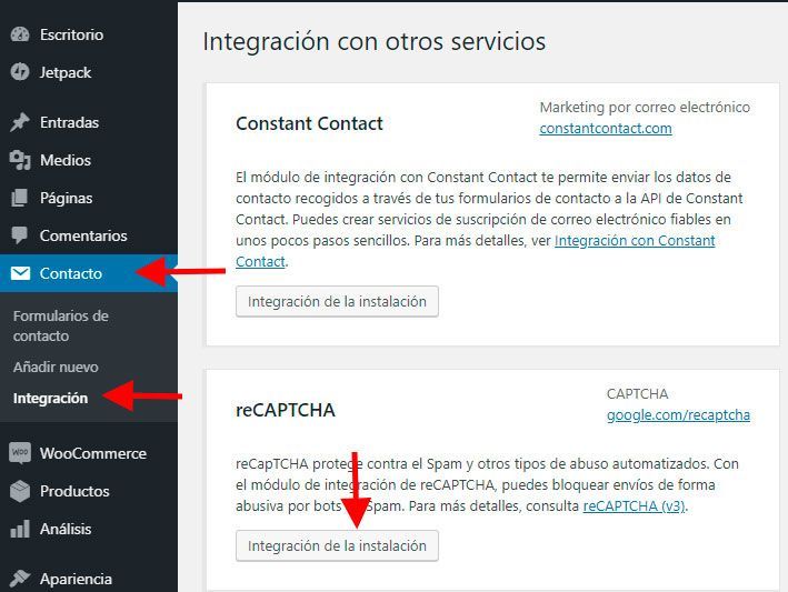 Acesso a Integración Acesso a Integración