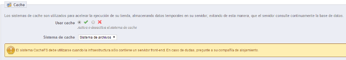 Prestashop caché Prestashop caché