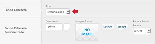 configuracion fondo cabecera Fondo cabecera