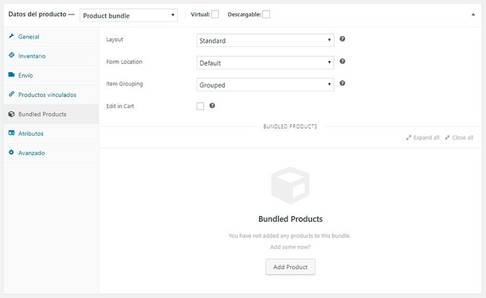 Productos a medida en Woocomerce: tipos de productos en Plugin Woocommerce Product Bundles Productos a medida en Woocomerce: tipos de productos en Plugin Woocommerce Product Bundles