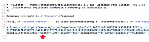 archivo contat-form.tpl codigo codigo insertado