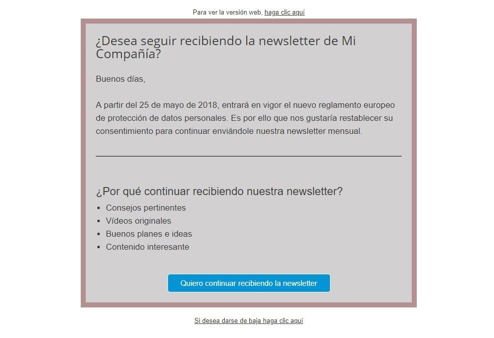 RGPD en Newsletters: elaborar el mensaje RGPD en Newsletters: elaborar el mensaje