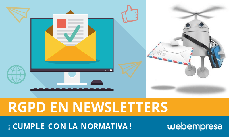 RGPD en Newsletters, ¡guía para enviar boletines que cumplan con la normativa! RGPD en Newsletters, ¡guía para enviar boletines que cumplan con la normativa!