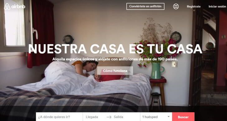Ejemplo de inbound marketing en AirBnB Ejemplo de inbound marketing en AirBnB