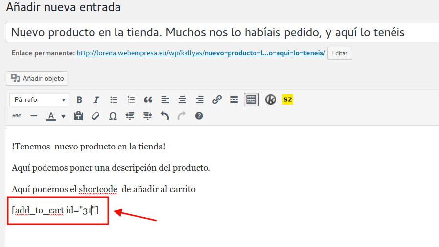 Uso de shortcodes en widget de texto Uso de shortcodes en widget de texto
