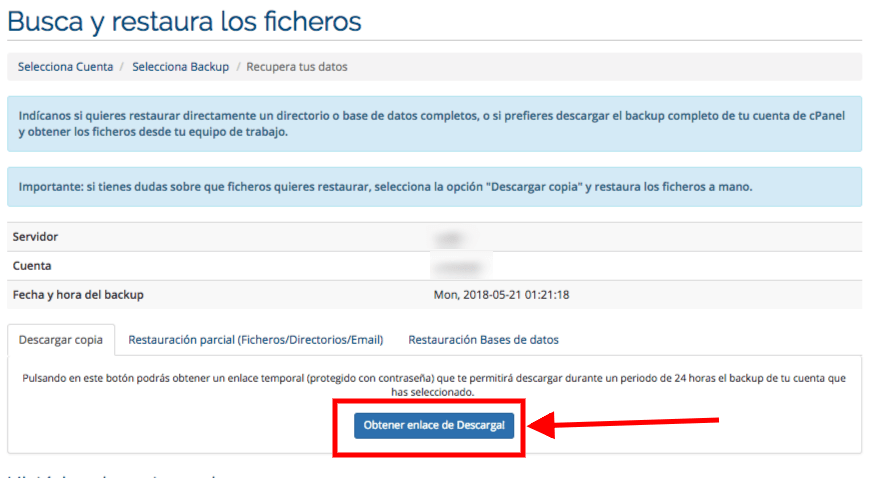 Enlace de descarga Enlace de descarga