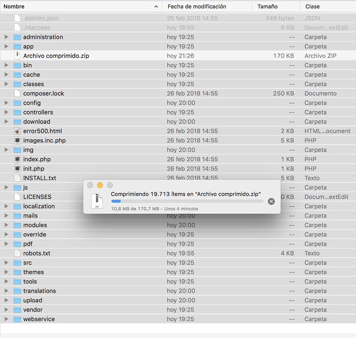 Seleccionar archivos y carpetas Seleccionar archivos y carpetas