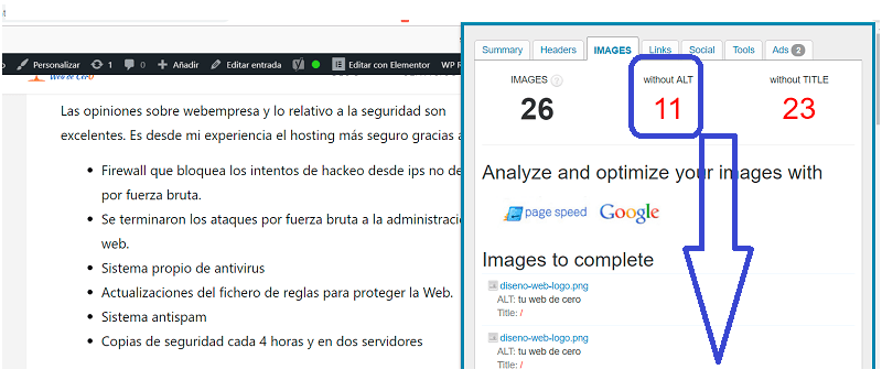 Atributos de imágenes en WordPress y SEO: imágenes sin atributo del texto alternativo Atributos de imágenes en WordPress y SEO: imágenes sin atributo del texto alternativo