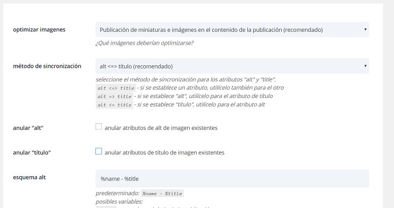 Atributos de imágenes en WordPress y SEO: alt y título con mismo nombre Atributos de imágenes en WordPress y SEO: alt y título con mismo nombre