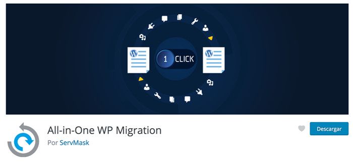 All In One Migration All In One WP Migration