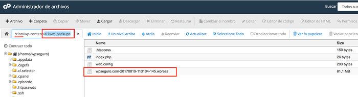 Archivo movido a la carpeta destino Archivo movido a la carpeta destino