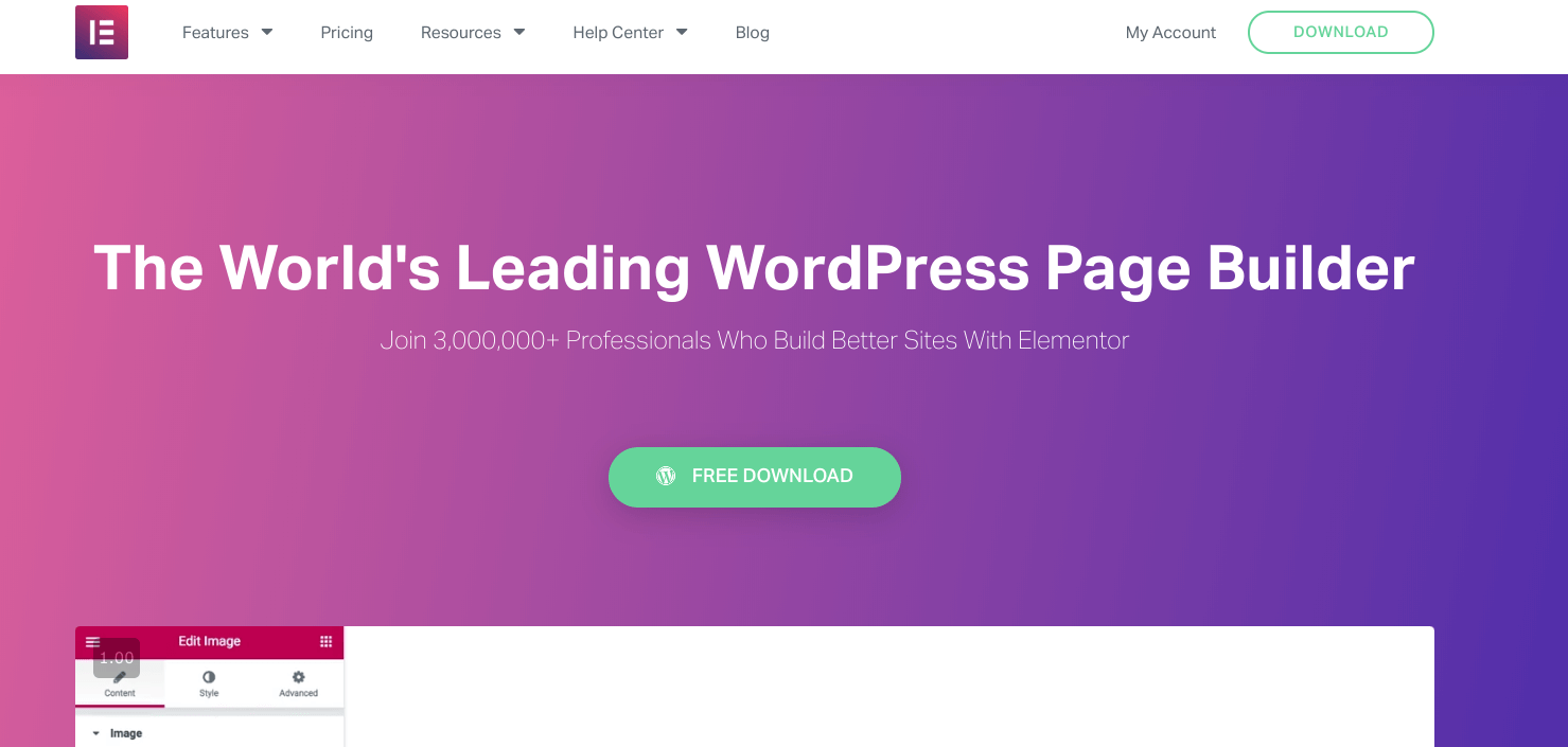 Page Builder Elementor en WordPress Page Builder Elementor en WordPress