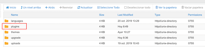 Renombrar carpeta Renombrar carpeta