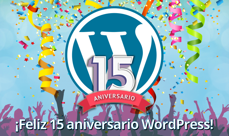 WordPress 15 años WordPress 15 años