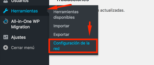 Configuración de la Red Configuración de la Red