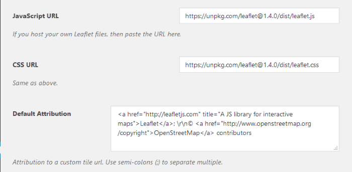 Conexión con la librería Leaflet.js Conexión con la librería Leaflet.js