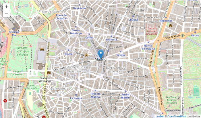 Mostrar el mapa de una ubicación a partir de su dirección Mostrar el mapa de una ubicación a partir de su dirección