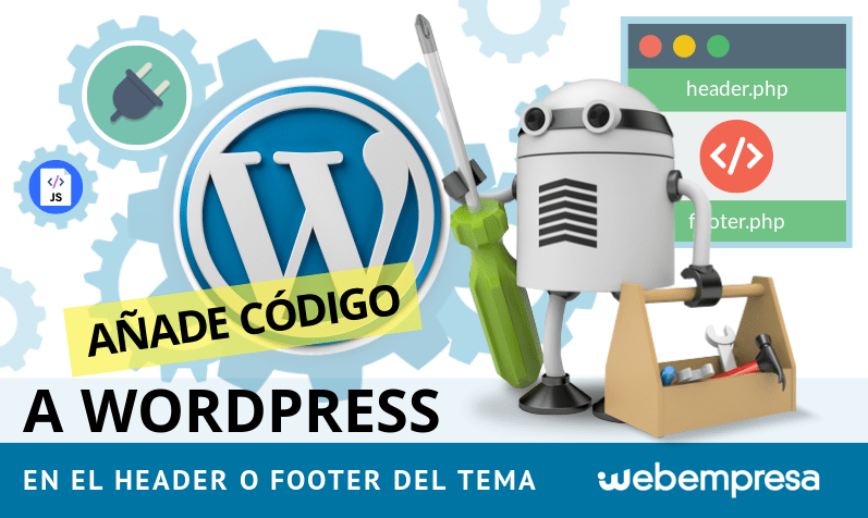 Añade código a WordPress Añade código a WordPress
