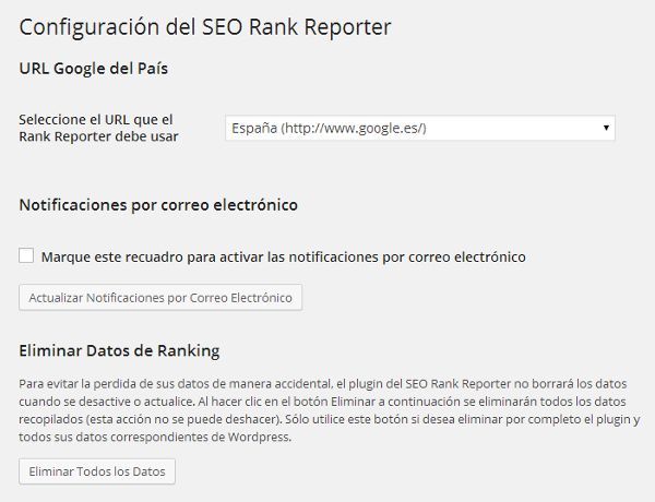 seguimiento SEO para WordPress