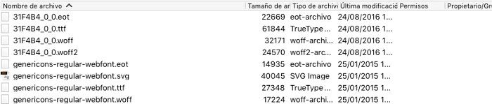 cambiar la tipografía de tu plantilla WordPress Formatos de fuentes