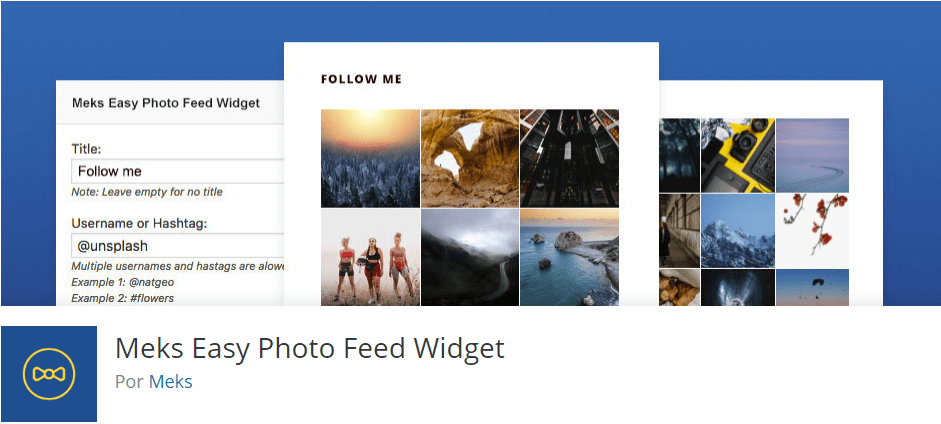 Mejores widgets gratuitos para WordPress: Meks Easy Photo Feed Widget Mejores widgets gratuitos para WordPress: Meks Easy Photo Feed Widget