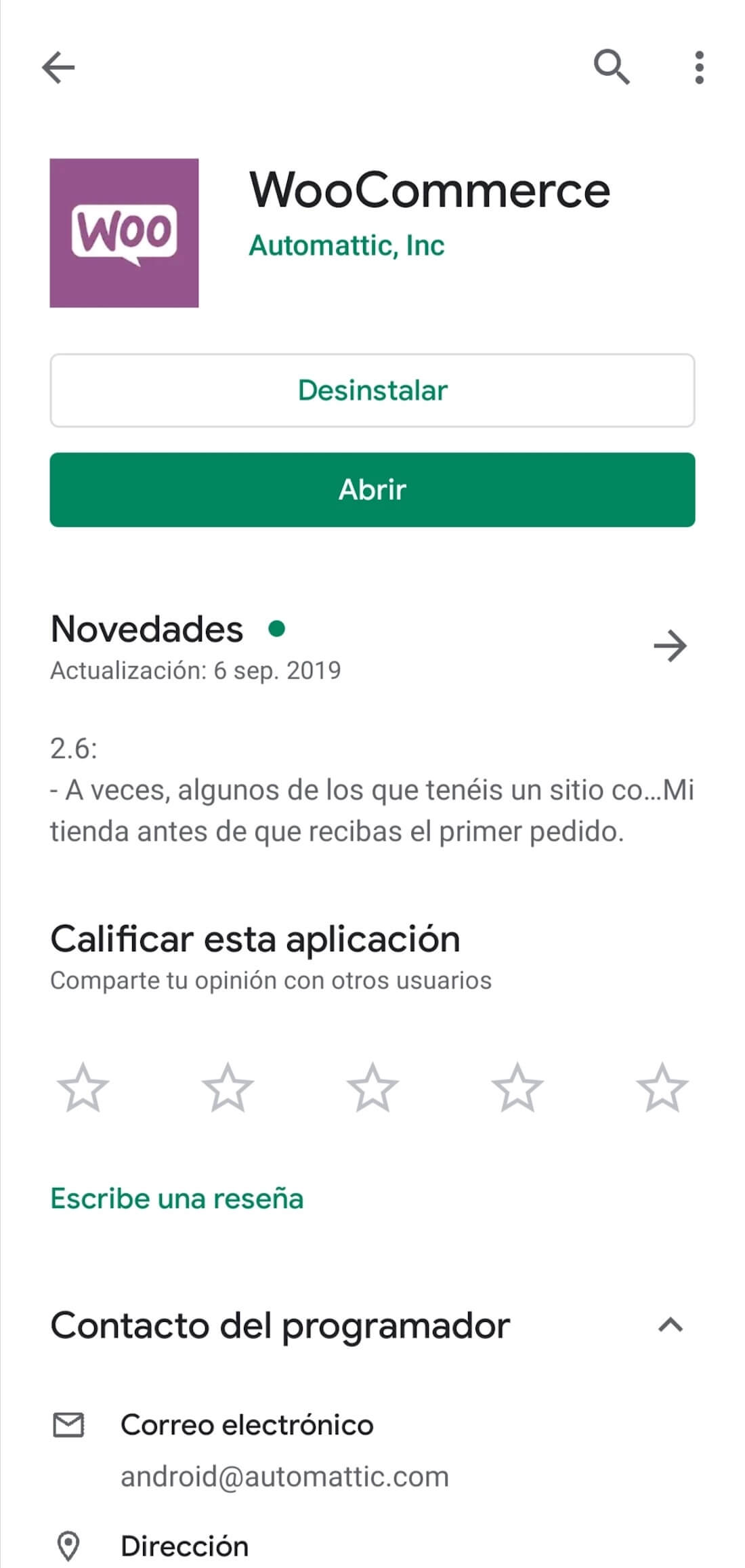 Cómo administrar WooCommerce desde tu móvil: Vista del prelogin de la App de WooCommerce Cómo administrar WooCommerce desde tu móvil: Vista del prelogin de la App de WooCommerce
