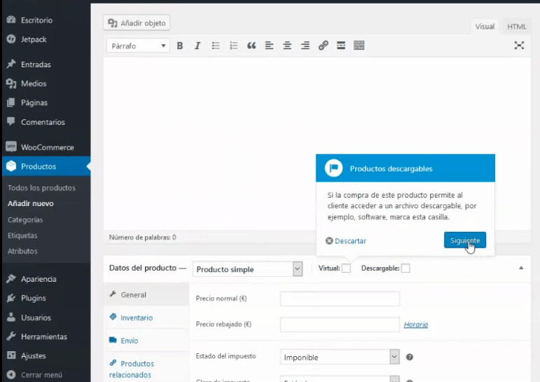 Cómo configurar una tienda online WooCommerce: Añadir productos al catálogo de WooCommerce Cómo configurar una tienda online WooCommerce: Añadir productos al catálogo de WooCommerce