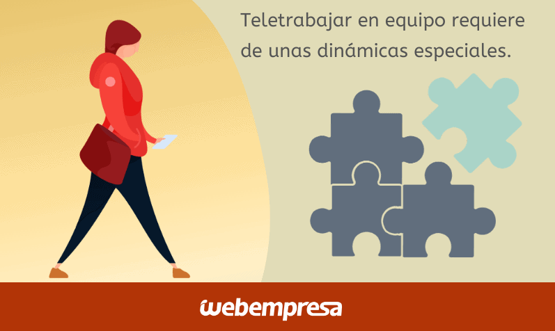 Trabajar en equipo desde casa