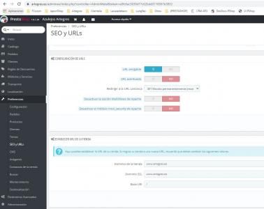 ssl preferencias seo urls