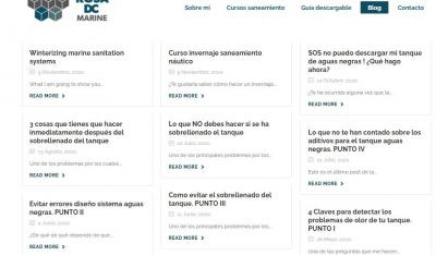 Captura pagina blog