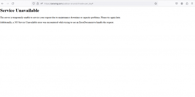 503 Service unavailable