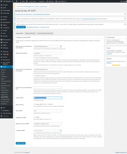 captura configuracion SMTP