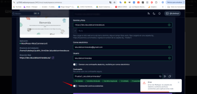 No puedo Cargar plantillas de Elementor – Página 2 – Plugins WordPress – Foro Webempresa 12 03 2025 06 36 PM