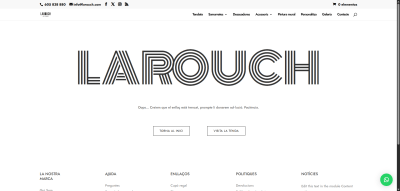 Página no encontrada – Larouch Art De Carrer  12 15 2025 02 02 PM