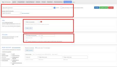 Reglas de descuento Webempresa sitio — WordPress 01 20 2026 09 18 AM