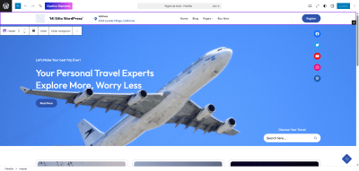 Página de inicio ‹ Plantilla ‹ Mi Sitio WordPress ‹ Editor — WordPress 02 18 2026 08 30 AM