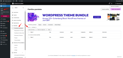 Plantillas guardadas Mi Sitio WordPress — WordPress 02 18 2026 10 28 AM