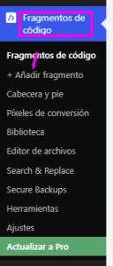 Editar el fragmento de código “cambio de numero” Marpicaraudio — WordPress 07 07 2026 11 53 AM