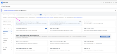Añadir fragmento de WPCode Marpicaraudio — WordPress 07 07 2026 11 54 AM