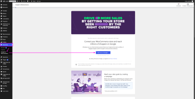 Google for WooCommerce ‹ Marketing ‹ WooCommerce ‹ condivi — WooCommerce 08 25 2026 04 45 PM