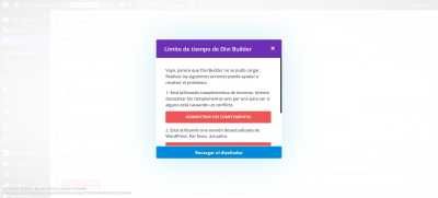 Screenshot of Editar la página «CONTACTE»   ESCUELADELOIMPOSIBLE — WordPress
