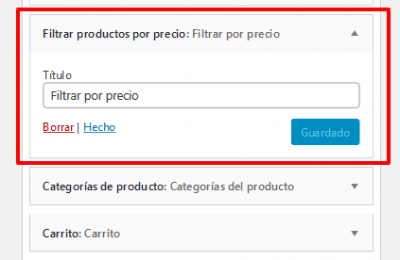 Widgets Mamparas anti Covid 19 de vidrio templado — WordPress