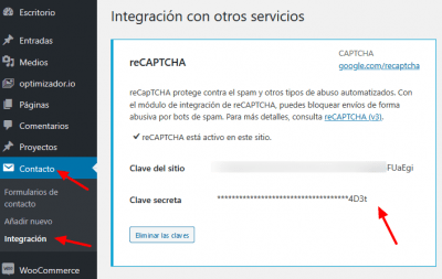 Integración con otros servicios Mamparas anticontagio de Vidrio Templado — WordPress(2)