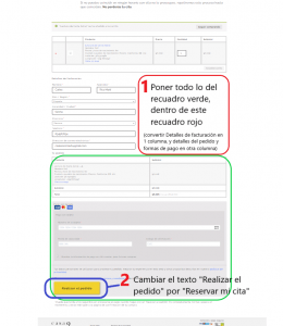 Cambios pasarela de pago