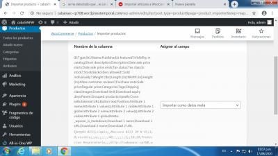Nuevo error