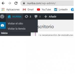 nuriba visitar tienda y sitio