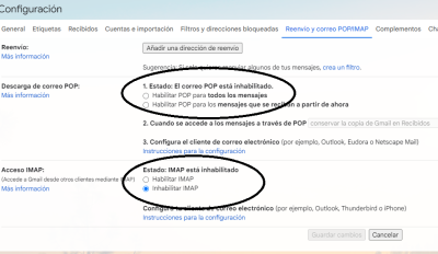 captura gmail