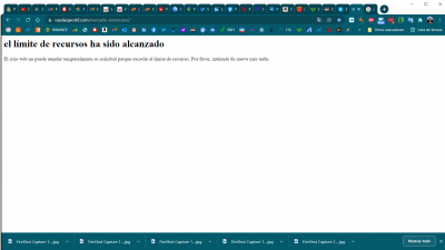 508 Se alcanza el límite de recursos   Google Chrome 17 12 2021 21 13 28